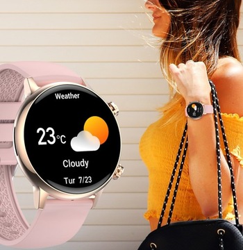 Zegarek SMARTWATCH Rubicon ROZMOWY MENU PL PULS