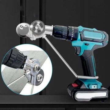 АДАПТЕР ДЛЯ РЕЗКИ ЛИСТОВОГО МЕТАЛЛА ПОД ДРЕЛЬ, ОТВЕРТКУ, УНИВЕРСАЛЬНЫЕ НОЖНИЦЫ ДЛЯ ЛИСТОВОГО МЕТАЛЛА