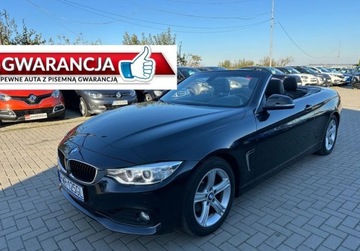 BMW Seria 4 F32-33-36 Cabrio 428i 245KM 2014 BMW Seria 4 428i Cabrio 2,0 Benz. 245KM Automat GWARANCJA Zamiana Zarejest
