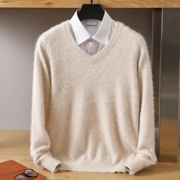 Autumn And Winter New 100% Mink Cashmere Sweater M