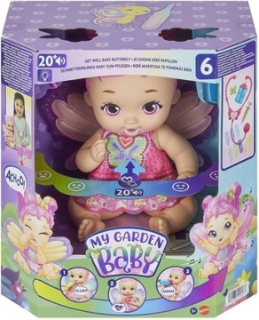 MATTEL MY GARDEN BABY LALKA U LEKARZA opieka dźwięki akcesoria DOKTOR