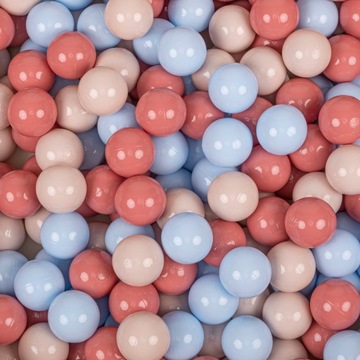 KiddyMoon kolorowe KULKI PIŁECZKI 7cm Zestaw 100