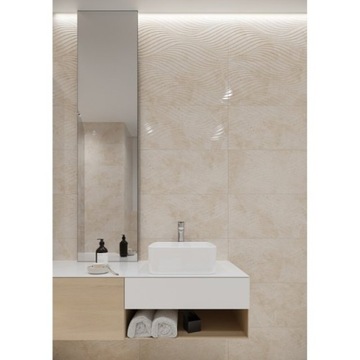 НАСТЕННАЯ ПЛИТКА NORTH STONE бежевая GLOSS 30x60