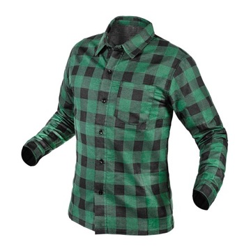 Koszula flanelowa w kratę męska robocza 3XL NEO