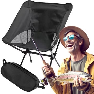 ТУРИСТИЧЕСКИЙ КРЕСЛО ДЛЯ РЫБАЛКИ СО СПИНКОЙ, ЛЕГКОЕ, СКЛАДЫВАЮЩИЙСЯ ЧЕХОЛ