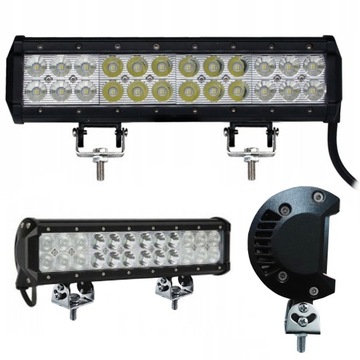 PANEL LED HALOGEN DALEKOSIĘŻNY LISTWA 75W 12' 29CM