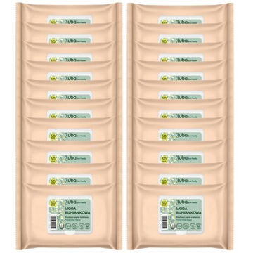 Luba ECO Family nawilżany papier toaletowy z WODĄ RUMIANKOWĄ pop-up 20x50