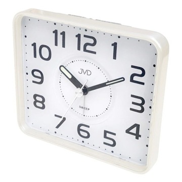 JVD SRP882.1 - 10,6x9,2cm - Budzik wskazówkowy - Biały