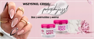 Акриловая пудра для украшения ногтей COVER PINK 15г