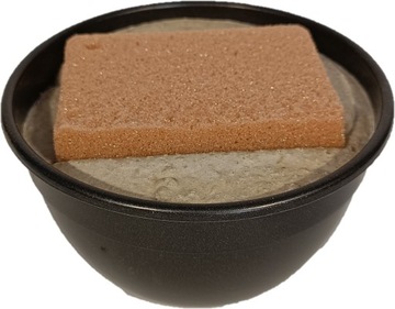 УВЕСЕННАЯ ОСНОВА ДЛЯ ТРОСТИ С OASIS CEMENCIAK ЧАША 1 ГРАФИТ 16 СМ ДЛЯ Тростинок