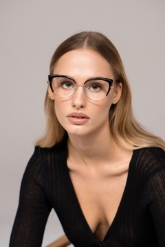 ПРОЗРАЧНЫЕ ОЧКИ ЖЕНСКИЕ CAT GLAM.