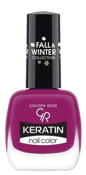 Zimowy Lakier do paznokci Golden Rose Keratin 211