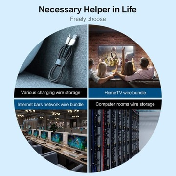 ЛЕНТА-ВЕЛКРО ЛЕНТА-ВЕЛКРО КАБЕЛЬНЫЙ ОРГАНАЙЗЕР 10мм 3м