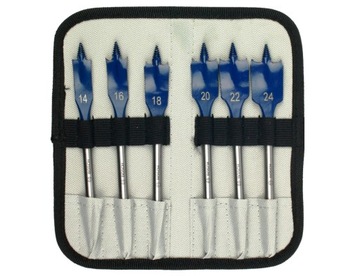 Набор сверл BOSCH с плоским пером SELFCUT, 6 шт.