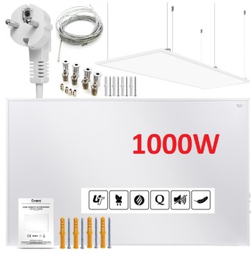 GRZEJNIK NA PODCZERWIEŃ SUFITOWY PROMIENNIK PODCZERWIENI 1000W PREMIUM