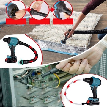 ПОРТАТИВНЫЙ НАСОС ДЛЯ МАТРАСОВ НА АККУМУЛЯТОРЕ МОЩНОСТЬ 18 В + АККУМУЛЯТОР