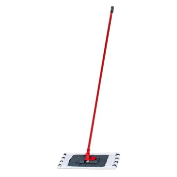 Mop płaski FURRY komplet (+ trzon czerwony 120 cm)