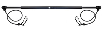 Sveltus Gymbar z taśmami oporowymi 130cm Czarny