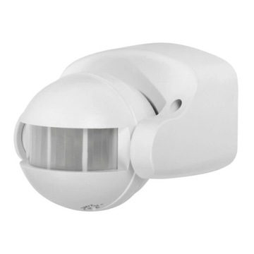 KANLUX Zewnętrzny Czujnik Ruchu PIR LED Ścienny ALER 1200W IP44 Biały