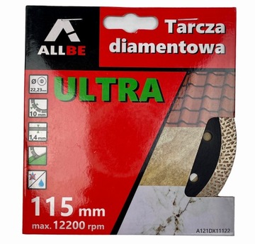 TARCZA DIAMENTOWA DO GRANITU 115X1,4X10X22,23MM