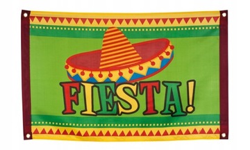 Banner Meksykański Fiesta FLAGA MEKSYKAŃSKA 60x90 cm