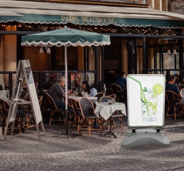 Рекламный стенд A1 OWZ Waterbase A1