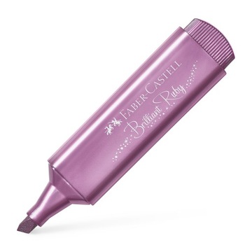 FABER-CASTELL Zakreślacz 1546 Metalic RUBINOWY