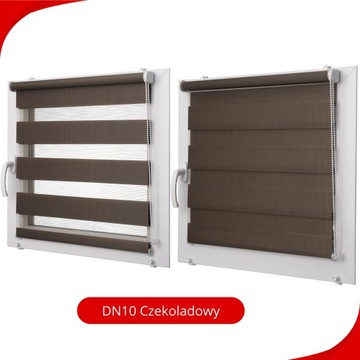 ROLETA DZIEŃ NOC 78x150 cm Rolety Wewnętrzne na Wymiar Voppi Różne Kolory