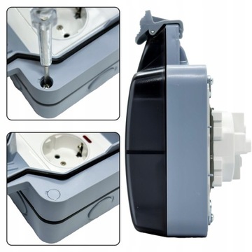 САДОВАЯ ЭЛЕКТРИЧЕСКАЯ РОЗЕТКА НАРУЖНАЯ РОЗЕТКА, ВОДОНЕПРОНИЦАЕМАЯ, ГЕРМЕТИЧНАЯ