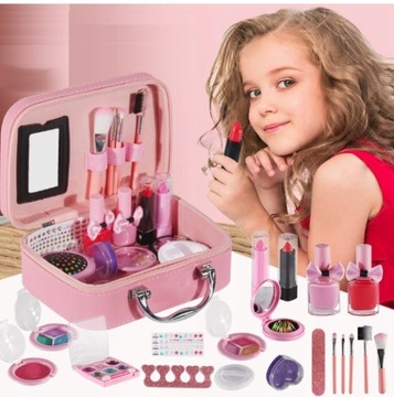 НАБОР ДЕТСКОЙ КОСМЕТИКИ С КОРОБКОЙ ДЛЯ МАКИЯЖИ