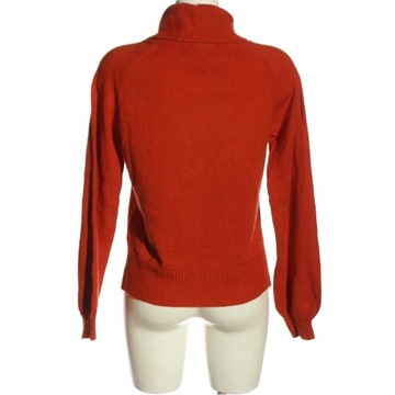 H&M Sweter z golfem Rozm. EU 36 czerwony