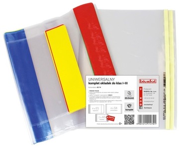 Komplet okładek uniwersalny do klasy I-III