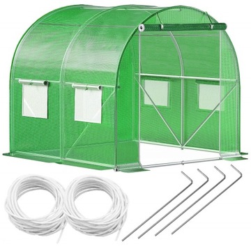 САДОВАЯ ФОЛЬГА ТУННЕЛЬ ТЕПЛИЧНАЯ 2х2х2м ФОЛЬГА для ОВОЩЕЙ ФРУКТОВ УФ-4 ПРЕМИУМ