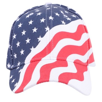 CZAPKA Z FLAGI AMERYKAŃSKIEJ COOL CZAPKI Z DASZKIEM PATRIOTYCZNYM