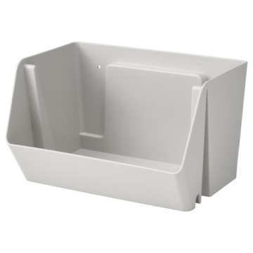 IKEA FODERTRÅG Органайзер на письмовий стіл/стіну, світло-сірий, 25x18x15 см