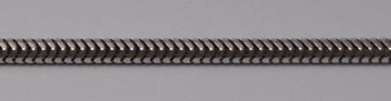 Srebrny łańcuszek linka żyłka 52 cm. 2,2 mm.