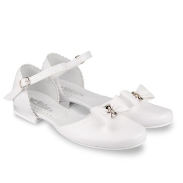 Торжественные туфли для девочек KBD-674 ecru - 39