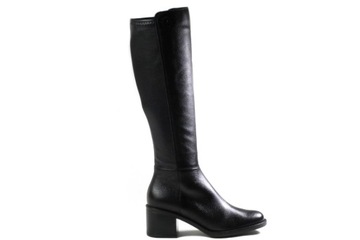 RYŁKO 5PXP2__V_M_6SEF ЧЕРНЫЕ БОТИНКИ ИЗ НАТУРАЛЬНОЙ КОЖИ