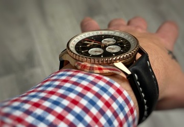 BREITLING Navitimer 1 B01 Chronograph 46 mm Rose Gold RB0127