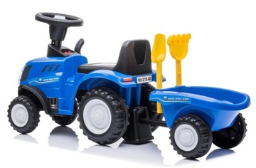 Jeździk SUN BABY Traktor z przyczepą New Holland