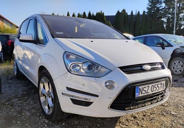 Ford S-Max I Van Facelifting 2.2 Duratorq TDCi DPF 200KM 2011 Ford S-Max 2011r, 2.2 TDCI. AUTOMAT. Lekko uszkodzony lewy przod. 2.2