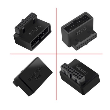 Przedłużacz USB 3.0 19 20-pinowy męski na