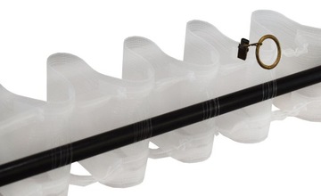 TAŚMA marszcząca 10cm transparentna system WAVE