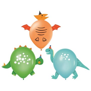Balony lateksowe Dinozaury Dino Urodziny 1-99