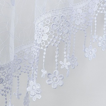 FIRANY GOTOWE na TAŚMIE z GIPIURA FIRANA ZAZDROSTKA do KUCHNI 200x80 cm