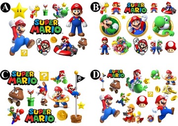 Моющиеся детские татуировки Супер Марио