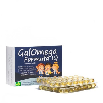 GalOmega Formuła IQ suplement diety, 150 kapsułek