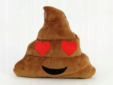 POP POO EMOJI ПОДУШКА EMOTKA JASIEK EMOTICON W3