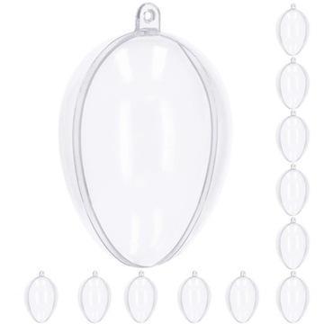 ЯЙЦО АКРИЛОВЫЕ ШАРИКИ АКРИЛОВЫЕ ШАРЫ ПРОЗРАЧНЫЙ ОВАЛ 9см x12