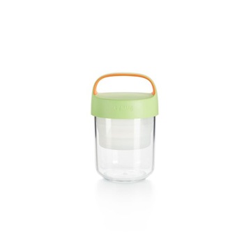 Pojemnik JAR TO GO limonkowy 400 ml Lekue